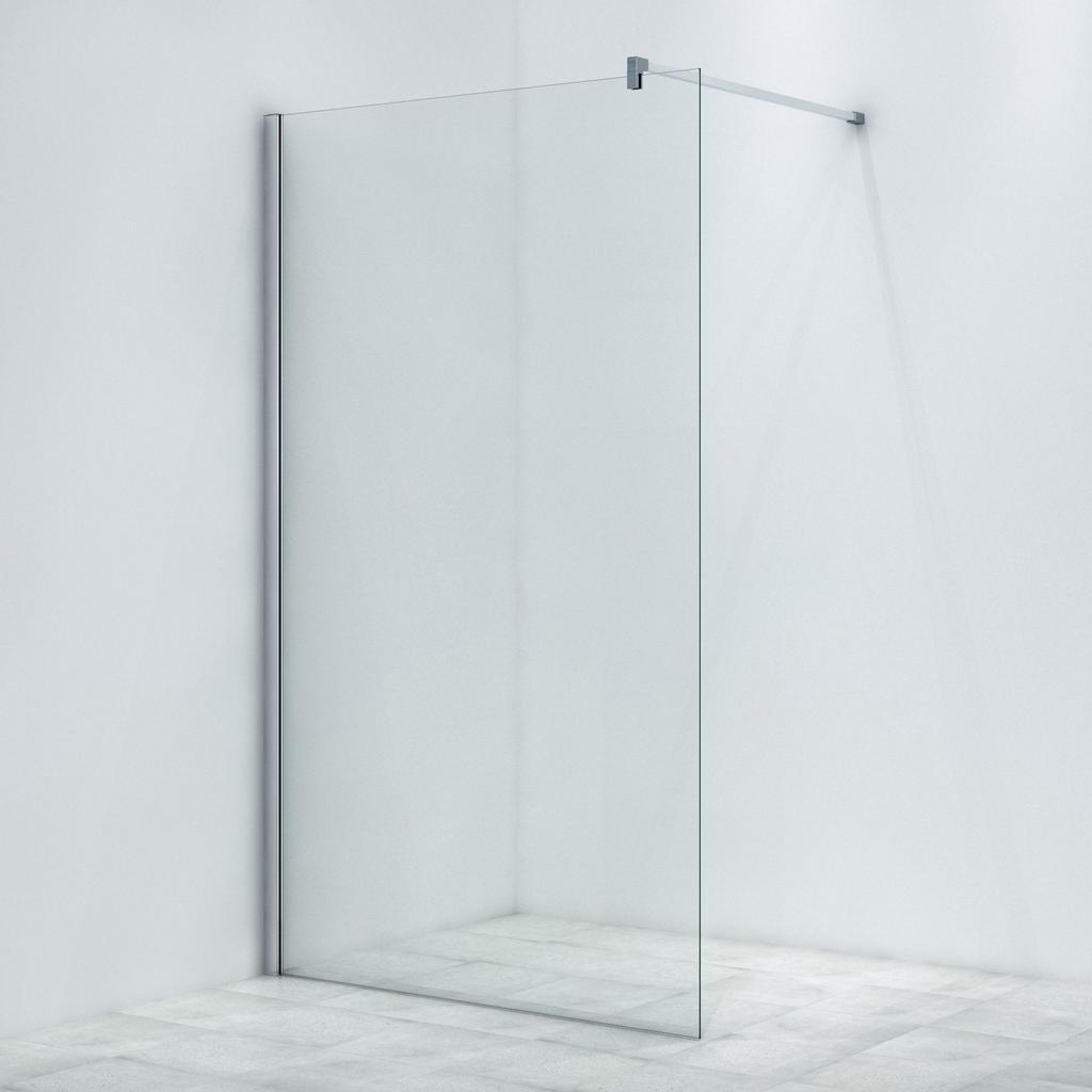 Paroi de douche 120x200cm - chrome | Neuve, Maison & Meubles, Salle de bain | Salle de bain complète, Neuf, Enlèvement