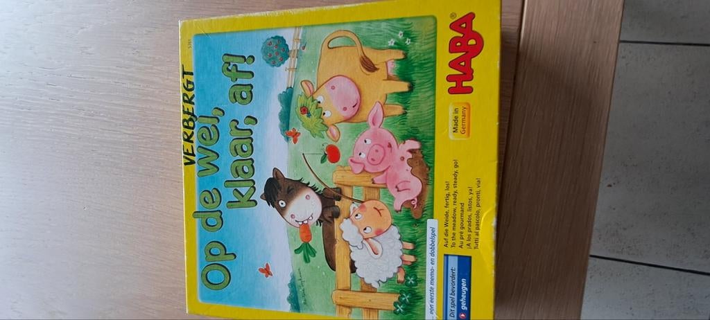 Haba , op de wei, klaar af!, Ophalen