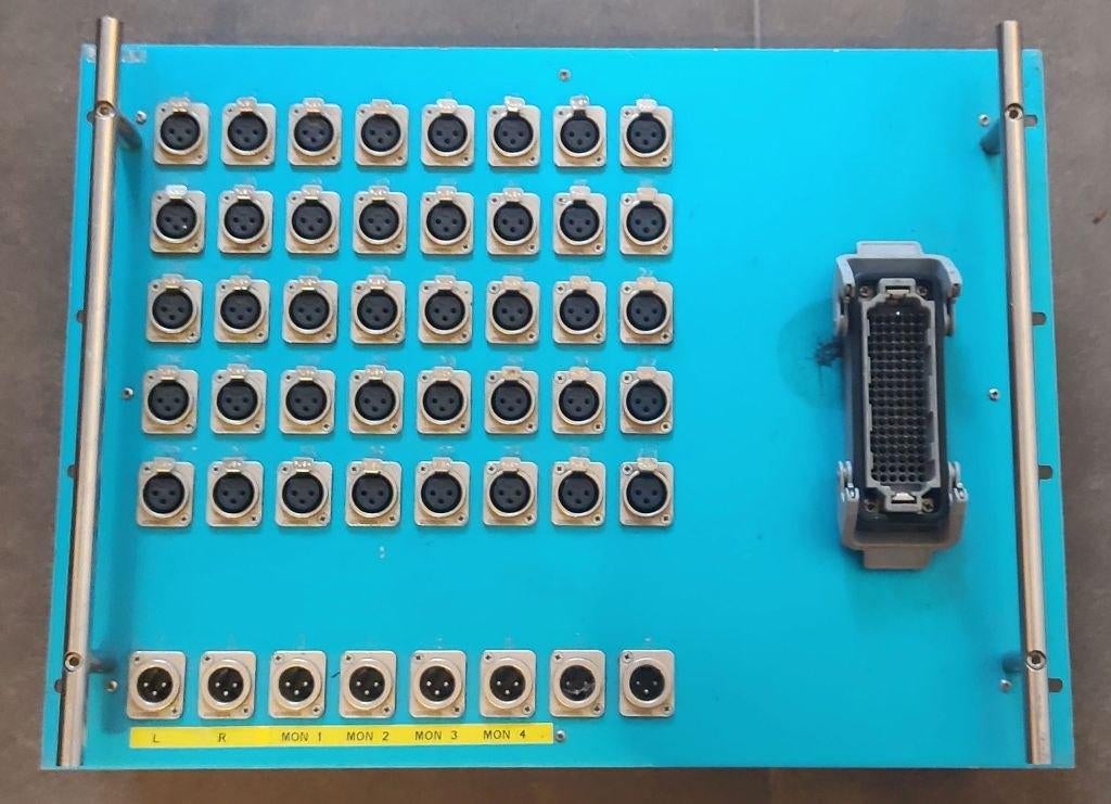 Stagebox Klotz 40/8 met 30 m Harting kabel, Muziek en Instrumenten, Ophalen of Verzenden, Gebruikt, Apparatuur