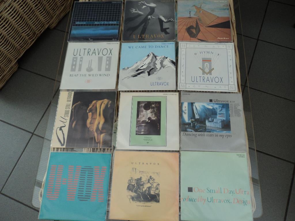 Ultravox lot van 12 singles voor 20 euro!, Gebruikt, Overige genres, 7 inch, Ophalen of Verzenden
