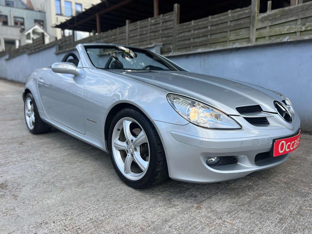 Mercedes-Benz SLK SLK200 Cabriolet Kompressor 163cv Automati, Autos, Cuir, Argent ou Gris, Achat, Entreprise
