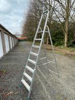 Trapladder - 3meter ., Doe-het-zelf en Bouw, Ladders en Trappen, Ophalen, Gebruikt, Trap, Opvouwbaar of Inschuifbaar