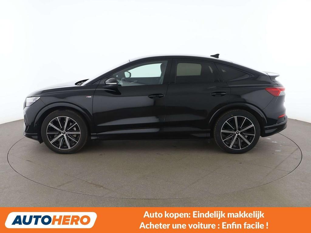 Audi Q4 e-tron 40 e-tron (bj 2023, automaat), Auto's, Audi, Automaat, Achterwielaandrijving, Gebruikt, Zwart