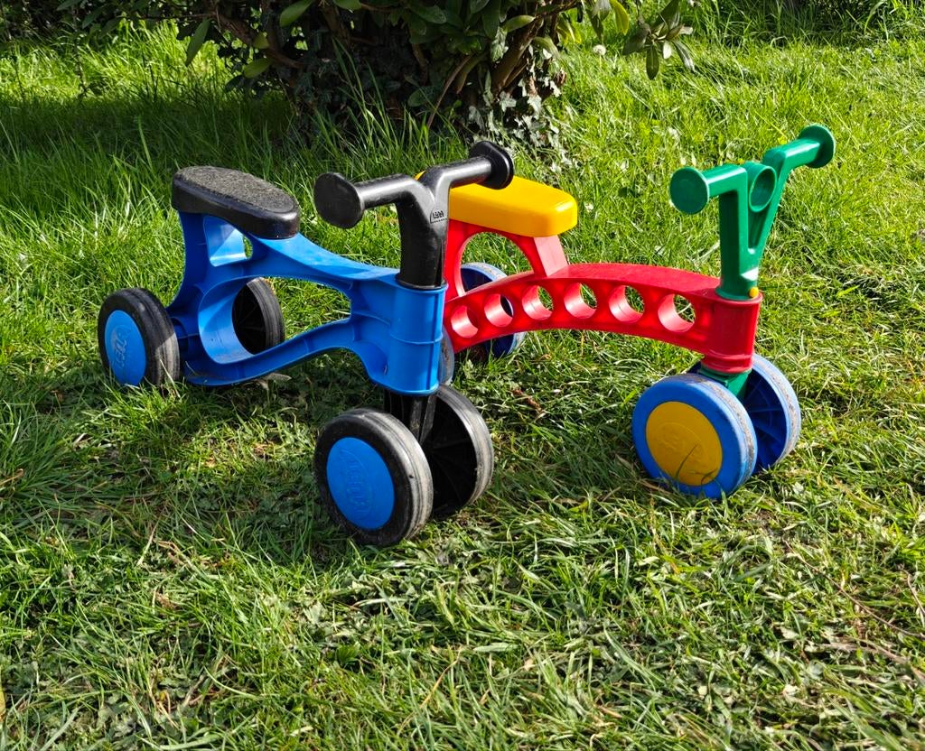 2 loopfietsjes, Ophalen