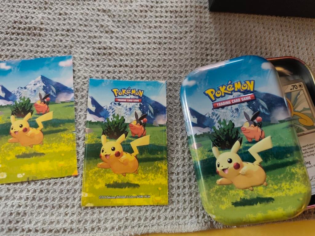 Pokémon tin te koop, Ophalen