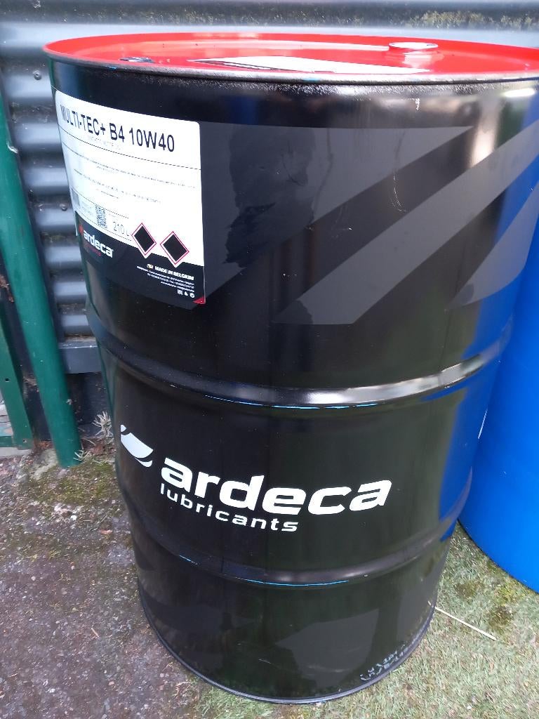 Leeg ijzeren olievat 210 liter, Ophalen, Gebruikt