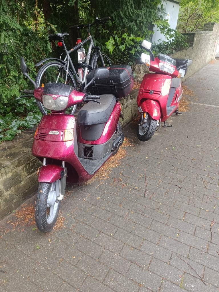 Scooters malaguti oldimer 50cc et Peugeot sv50