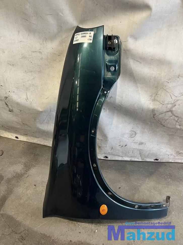 OPEL CORSA B Groen rechts Z283 Scherm voorscherm zijscherm 1, Autos : Pièces & Accessoires, Carrosserie & Tôlerie, Opel, Avant