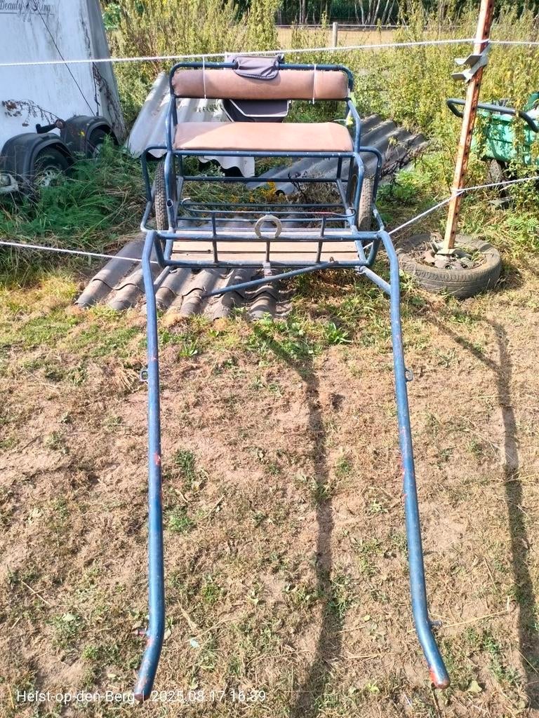 Sulky voor pony (vanaf 1m), Gebruikt, Sulky, Pony