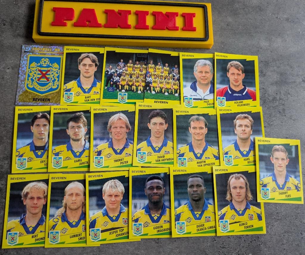Panini FOOTBALL 98 19 STICKERS 1998 BEVEREN VOETBAL, Verzenden, Nieuw