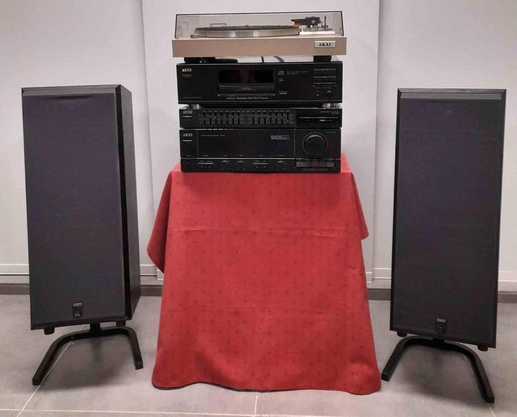 Akai top set met of zonder B&W, Audio, Tv en Foto, Stereoketens, Zo goed als nieuw, Akai, Ophalen of Verzenden