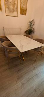 Eettafel en 4 stoelen, Huis en Inrichting, Tafels | Eettafels, Ophalen