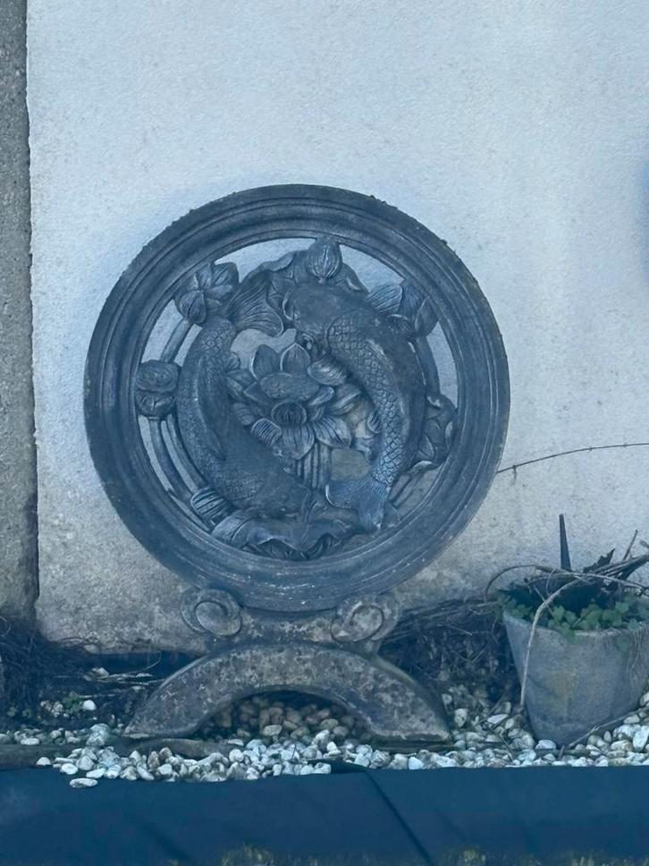 Koi vijverornament / Japanse tuindecoratie, Tuin en Terras, Vijvers, Gebruikt, Ophalen