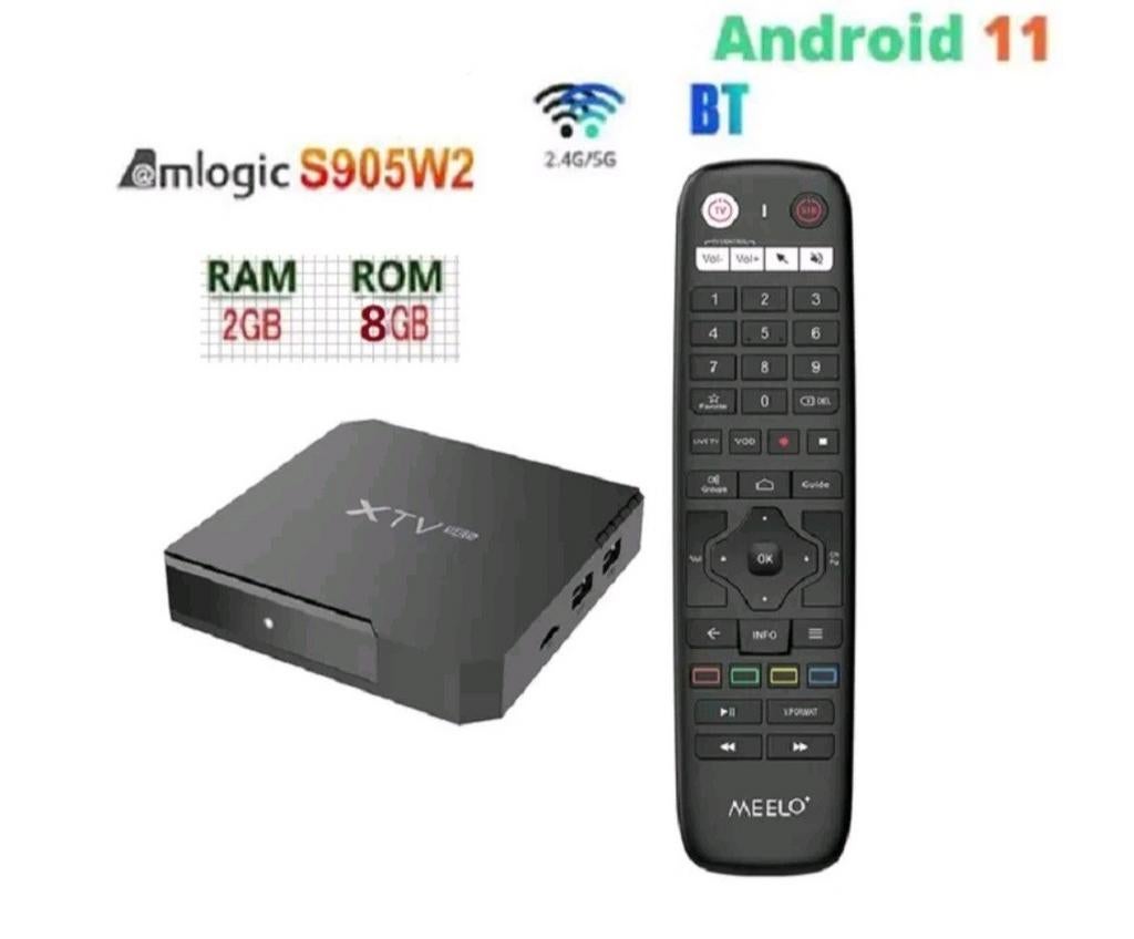 Box Xtv STB 4k, TV, Hi-fi & Vidéo, Lecteurs multimédias, Enlèvement, Neuf, Audio optique, Moins de 500 GB