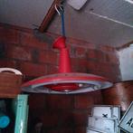 Luster uit de seventies . Rood - blauw ., Antiek en Kunst, Ophalen