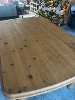 massive eettafel geloogd grenen 1.40m op 90cm, Ophalen, 100 tot 150 cm, 50 tot 100 cm, Zo goed als nieuw