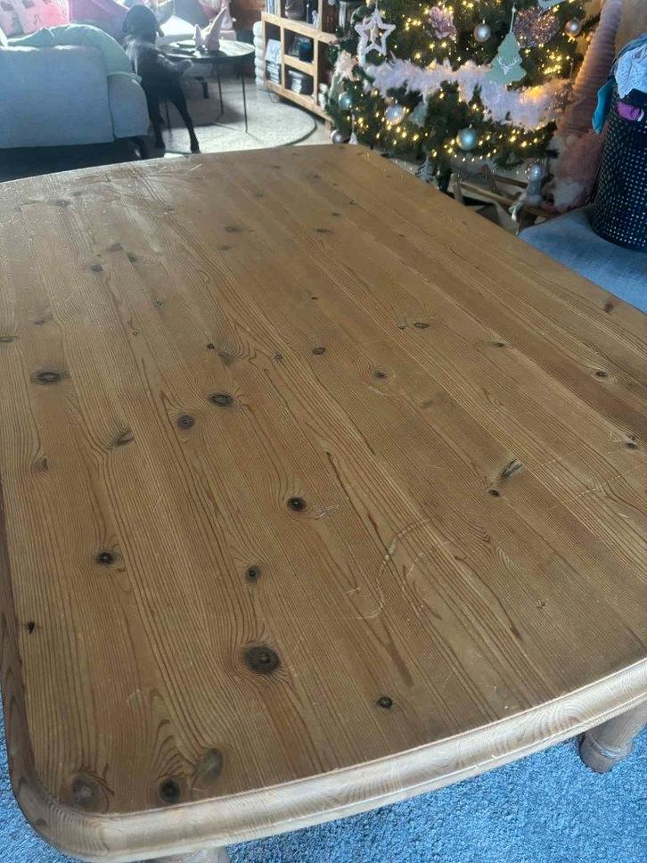 massive eettafel geloogd grenen 1.40m op 90cm, Maison & Meubles, Tables | Tables à manger, Comme neuf, 50 à 100 cm, 100 à 150 cm