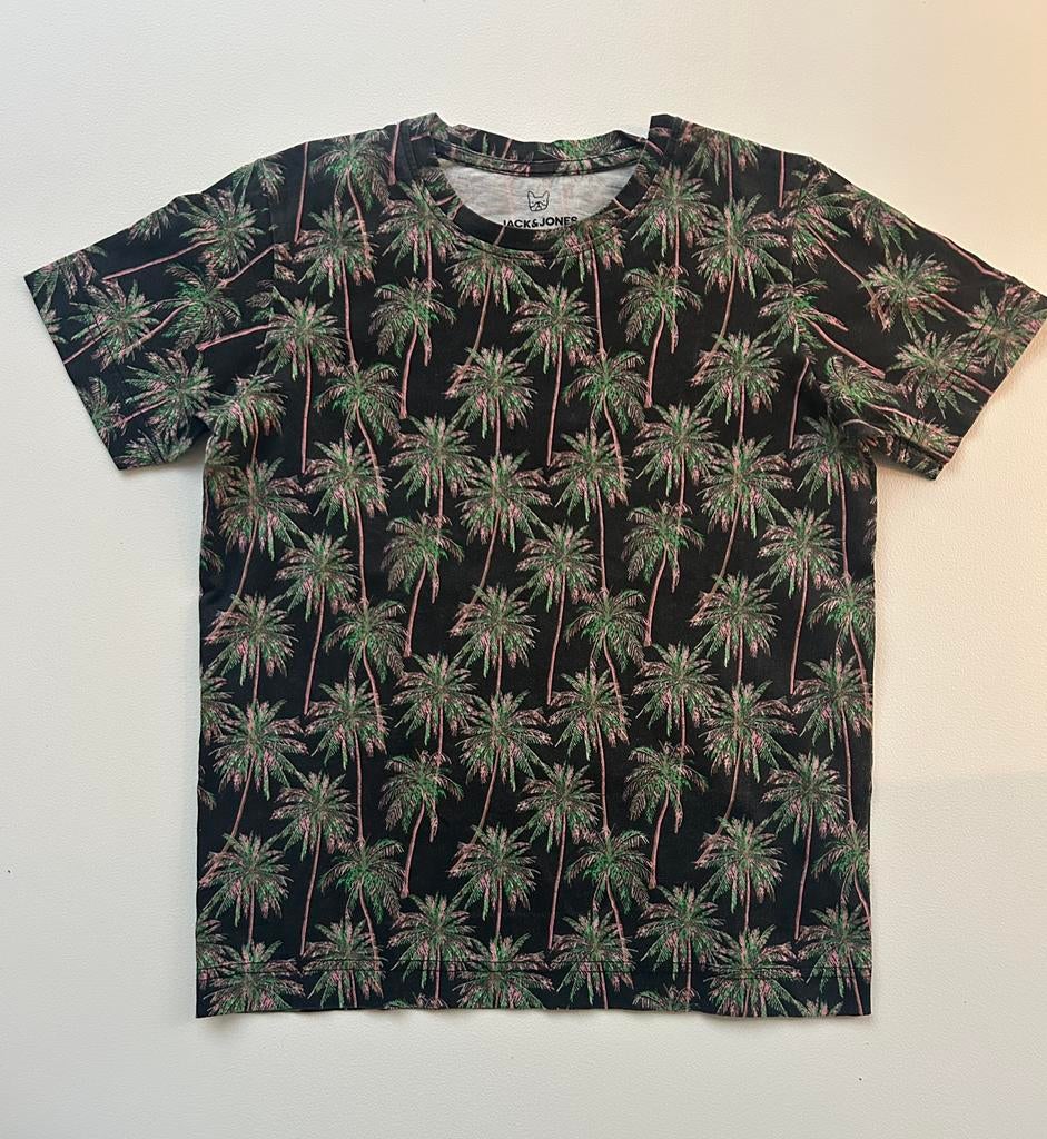 Tof t-shirt met palmbomen print - mt 152, Enfants & Bébés, Vêtements enfant | Taille 152, Enlèvement ou Envoi, Comme neuf, Garçon