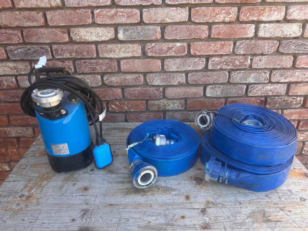 Vuilwaterpomp professioneel nieuwe met 75meter darm, Jardin & Terrasse, Pompes à eau, Neuf, Enlèvement