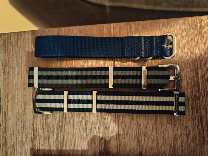 Nato strap horlogebandjes 20mm, Handtassen en Accessoires, Overige Accessoires, Ophalen of Verzenden