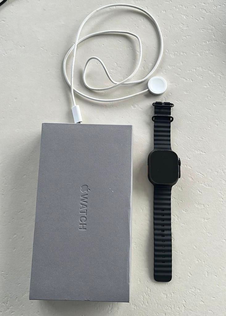 Apple Watch Ultra 2 zwart, Ophalen, Zwart, IOS, Zo goed als nieuw