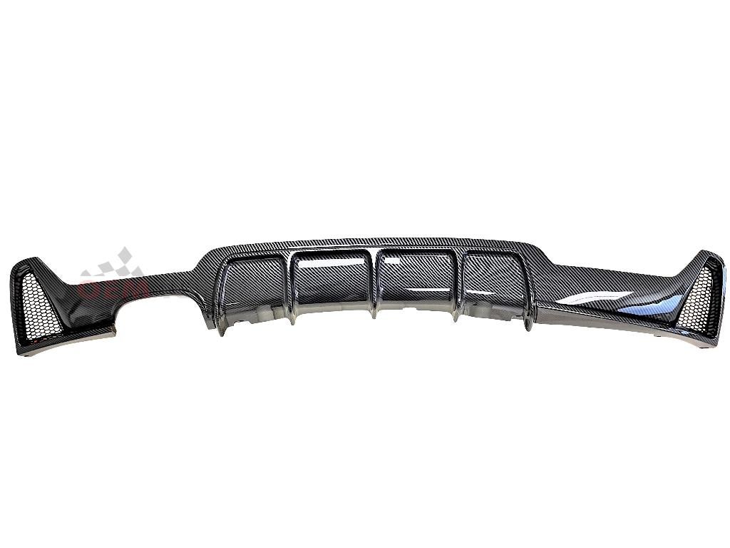 Diffuseur M‑Performance Style 00-- F32/F33/F36 aspect carbon, Autos : Pièces & Accessoires, Neuf, Arrière, BMW, Enlèvement ou Envoi