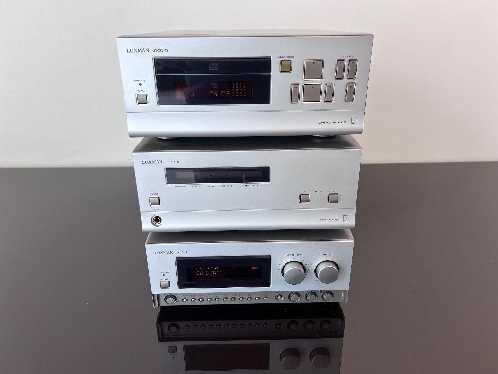 Luxman 1000 series  Cd / Tuner / Eindversterker / Preamp, Autres marques, Moins de 60 watts, Enlèvement, Stéréo