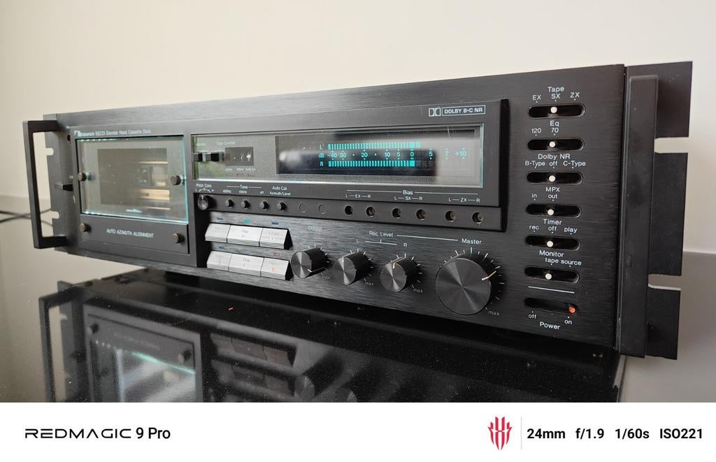 Nakamichi 682ZX in perfecte werkende staat, TV, Hi-fi & Vidéo, Decks cassettes, Double, Enlèvement ou Envoi