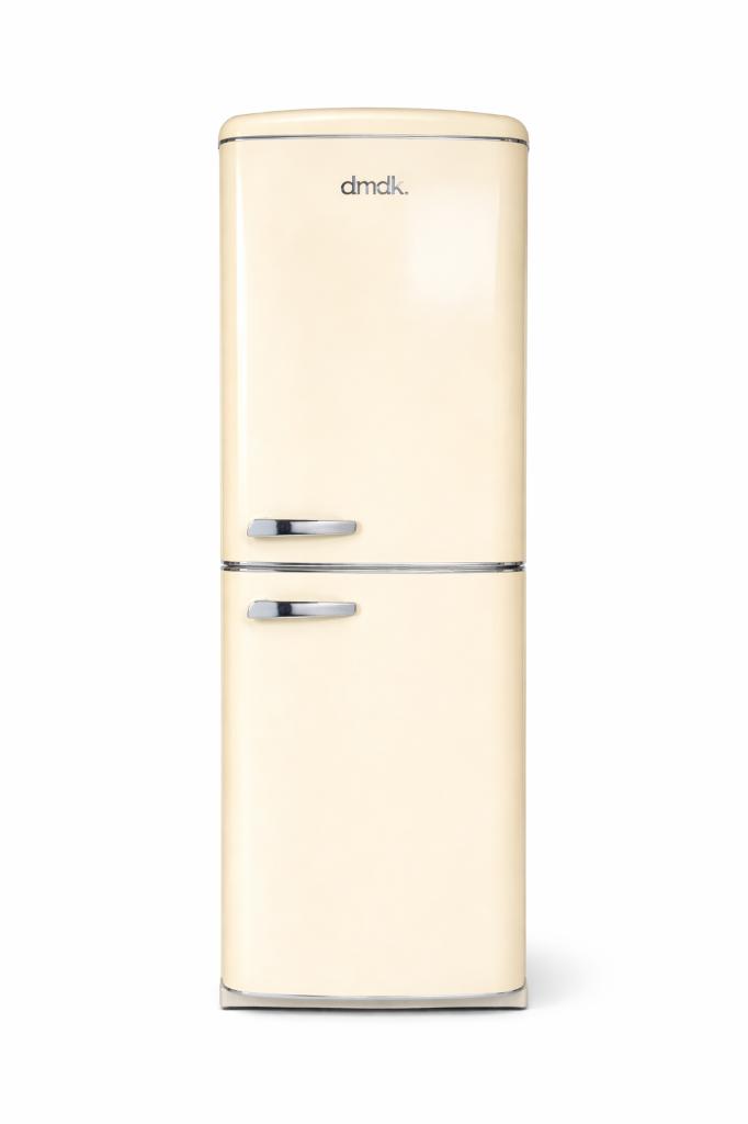 Refroidisseur et congélateur DMDK DKC3 crème rétro, Neuf, Enlèvement ou Envoi, Avec compartiment congélateur, 160 cm ou plus