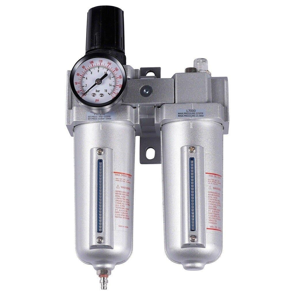 Drukregelaar, Olievernevelaar, Ontvochtiger 3/4 inch, Verzenden