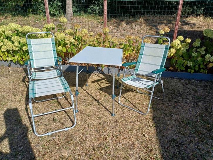 Campeer setje, Caravans en Kamperen, Kampeermeubelen, Ophalen