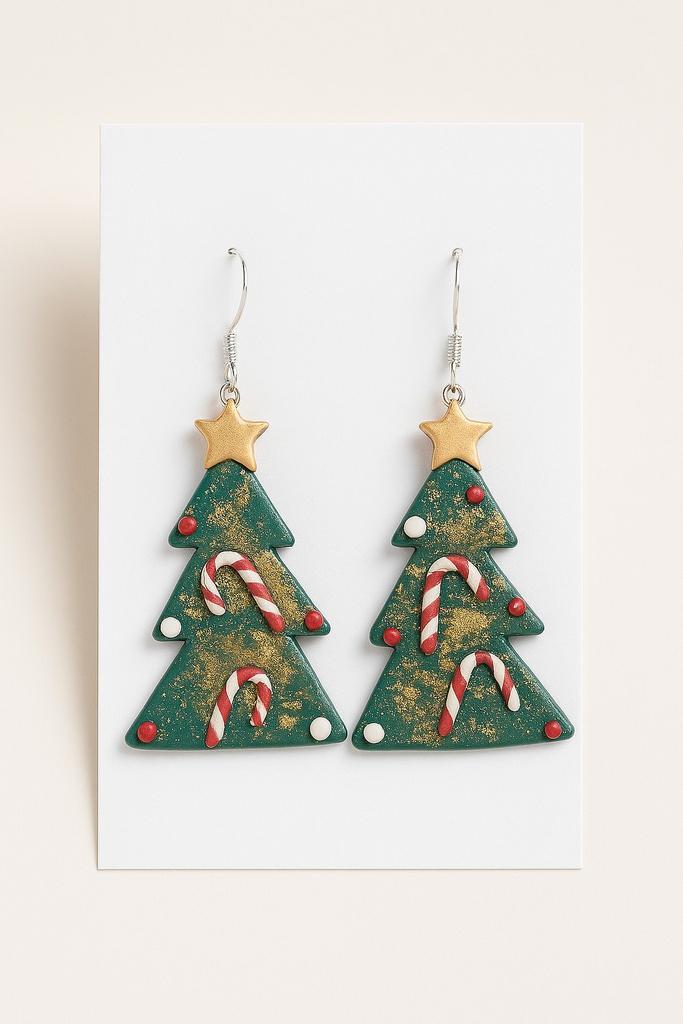 Oorbellen „King of the Forests”, Handtassen en Accessoires, Oorbellen, Nieuw, Hangers, Overige materialen, Groen, Ophalen of Verzenden