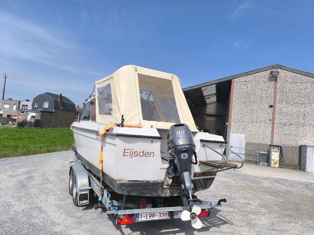 Boot, Watersport en Boten, Ophalen, 10 tot 30 pk, Gebruikt, 6 tot 9 meter