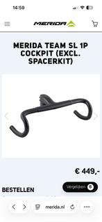 Stuur Merida Team SL 1P Cockpit (excl. spacerkit) carbon, Fietsen en Brommers, Fietsonderdelen, Verzenden, Stuur, Zo goed als nieuw