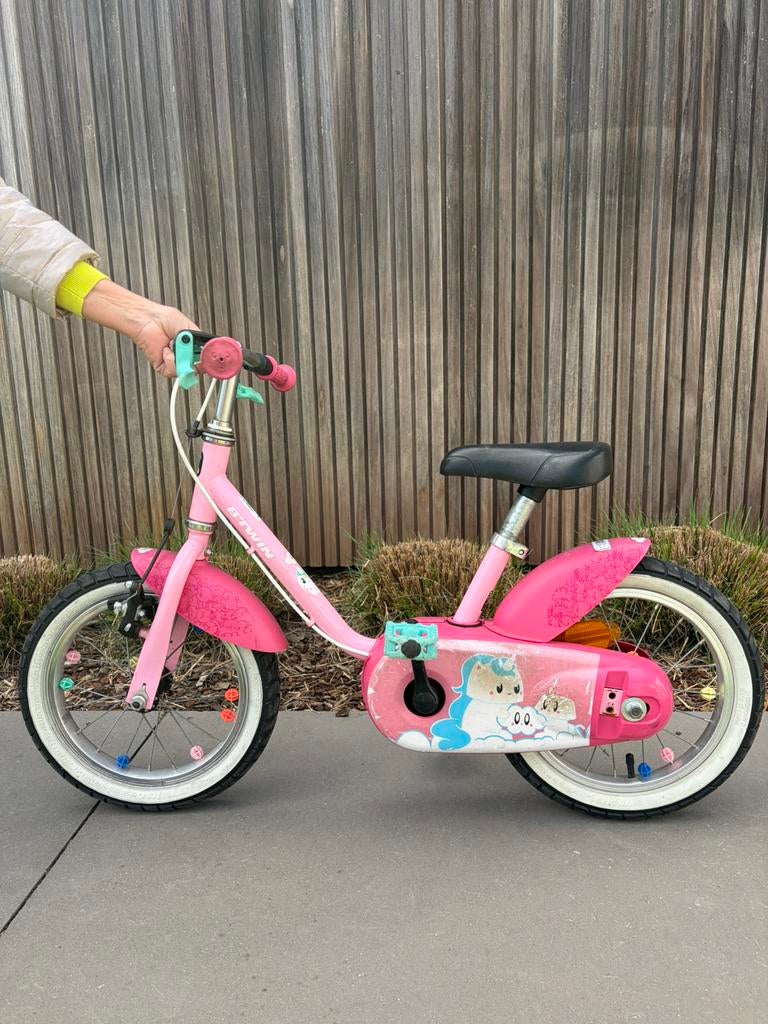 Kinderfiets 14 inch, Ophalen, Zo goed als nieuw, 14 inch of minder, Versnellingen