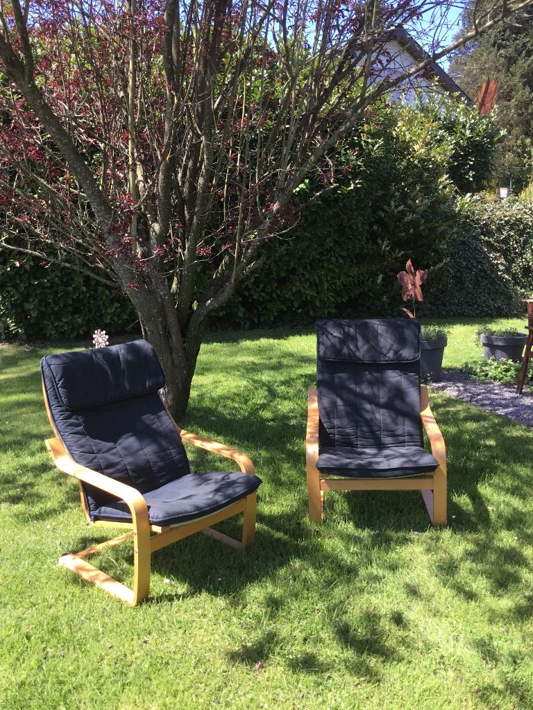 Fauteuils relax Ikea, Huis en Inrichting, Ophalen, Gebruikt, Stof