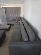 Canapé modulaire en cuir avec table basse et canapé, Enlèvement, Comme neuf, Cuir, Moderne modulaire zetel