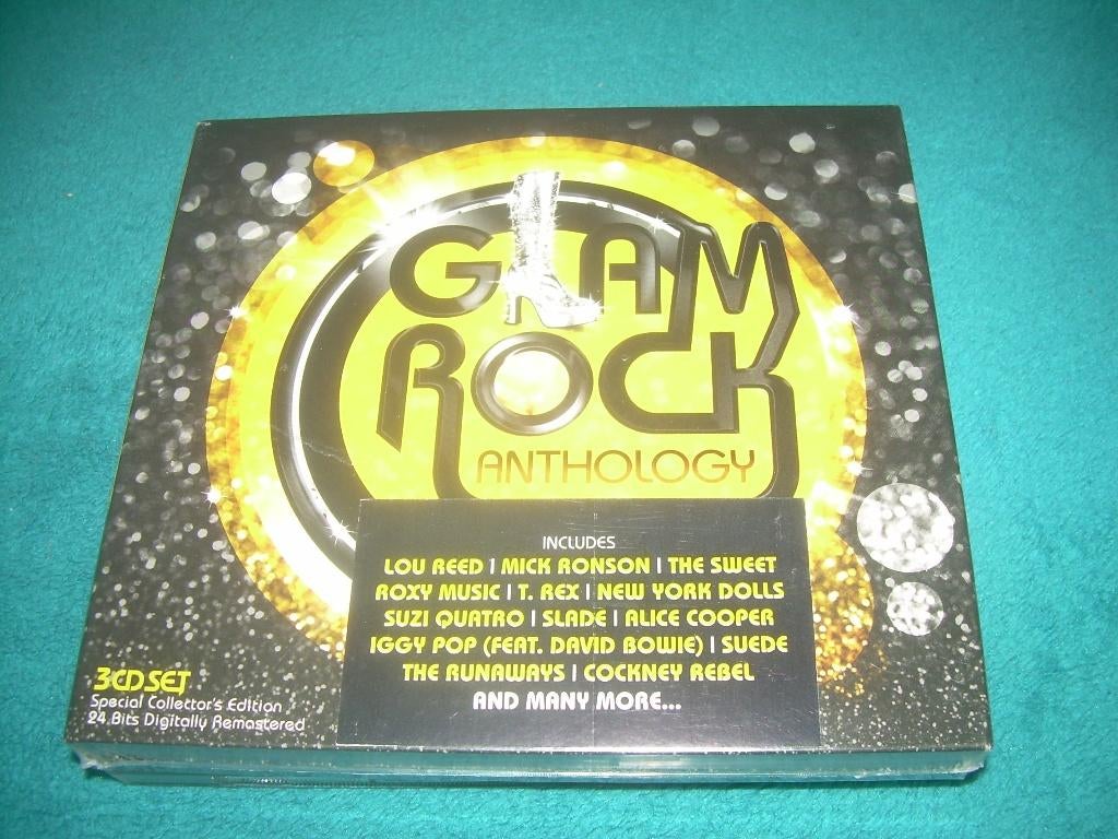 3 CD BOX - GLAM ROCK, Cd's en Dvd's, Cd's | Verzamelalbums, Ophalen of Verzenden, Nieuw in verpakking, Pop, Boxset