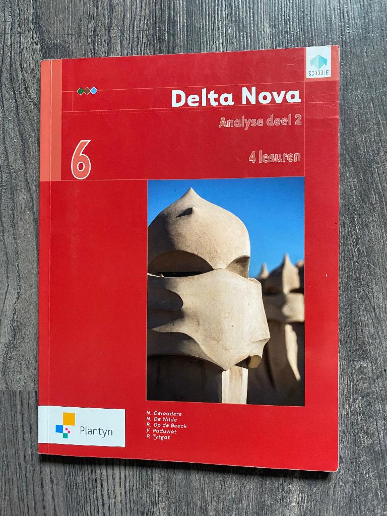 Wiskundeboeken 6 Delta Nova, Plantyn, Comme neuf, Enlèvement, Secondaire