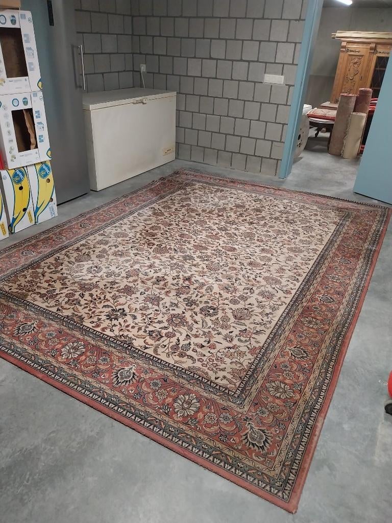 Taj Mahal tapijt, Maison & Meubles, Ameublement | Tapis & Moquettes, 200 cm ou plus, 200 cm ou plus, Perzisch, Enlèvement