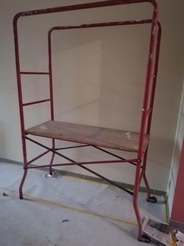 Stelling voor schilderwerken binnenshuis., Bricolage & Construction, Échafaudages, Enlèvement