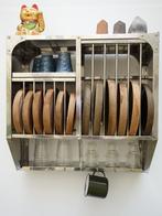 Égouttoir Étagères Vaisselier Rangement - 58x60 cm - BOMBAY, Maison & Meubles, Envoi, Neuf