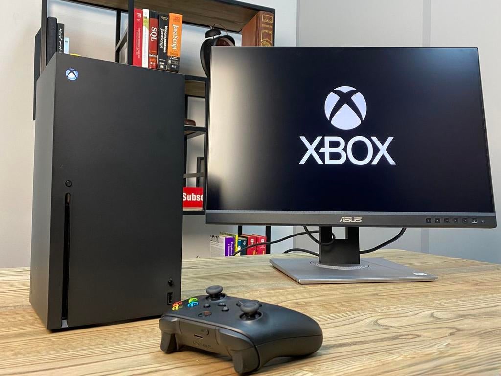 Xbox Series X + Games & Accessoires, Ophalen, Zo goed als nieuw, Xbox Series X
