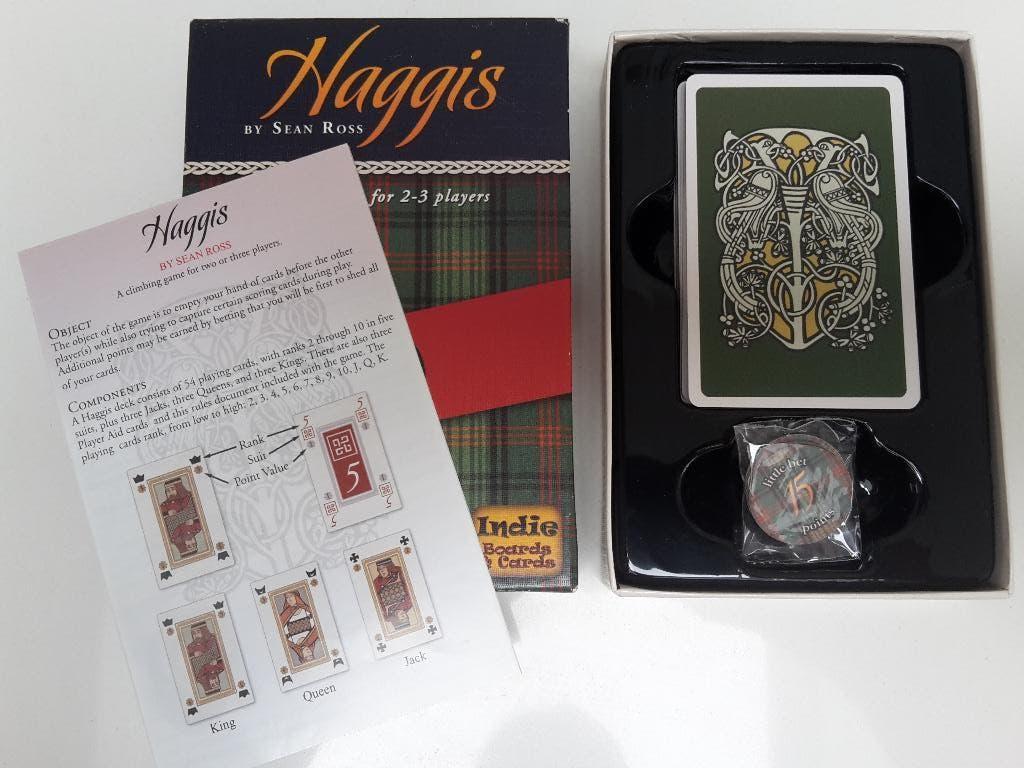 Nieuw kaartspel Haggis, 2-3 spelers, Indie, + 1 gratis promo, Ophalen of Verzenden, Nieuw, Indie Boards & Cards