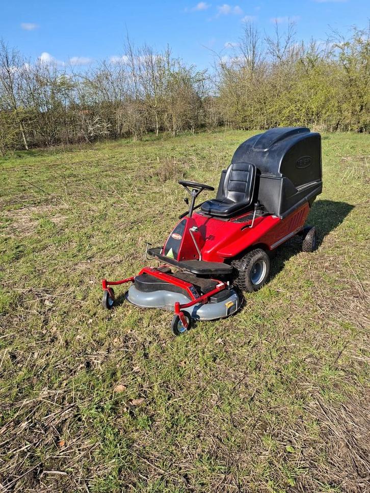 Ibea Vision Zitmaaier - Krachtige en Comfortabele Grasmaaier, Tuin en Terras, Zitmaaiers, Opvangbak, Ophalen