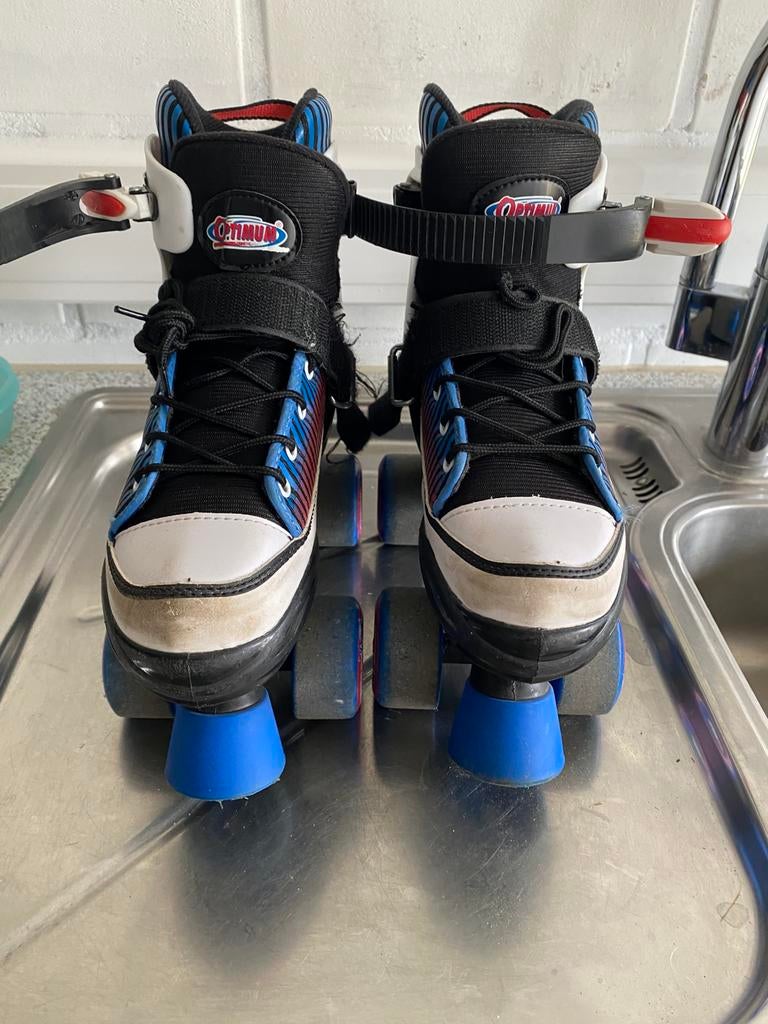 Rolschaatsen Optimum maat 32-35, Ophalen, Verstelbaar, Gebruikt, Kinderen