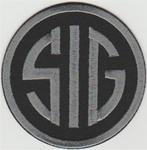 Sig Sauer stoffen opstrijk patch embleem #3, Verzamelen, Verzenden, Nieuw