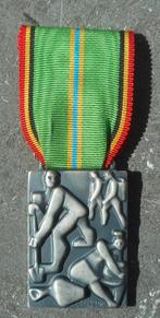 CONGO BELGE: MERITE AGRICOLE ET ARTISANAL - MEDAILLE ARGENT, Collections, Envoi, Autres, Ruban, Médaille ou Ailes