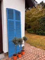 Oude blauwe shutters, Huis en Inrichting, Woonaccessoires | Kamerschermen, Ophalen, Zo goed als nieuw