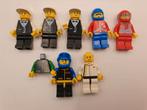 7 LEGO racing minifigs, jaren 80, Kinderen en Baby's, Speelgoed | Duplo en Lego, Ophalen of Verzenden, Lego